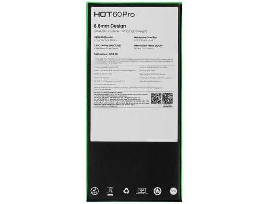 Смартфон Infinix HOT 60 PRO 8/256Gb Titanium Silver